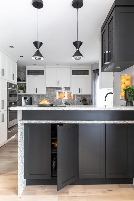 Projet deFontaineBleau - Cuisine - Ébénisterie Armoires Créabec inc.