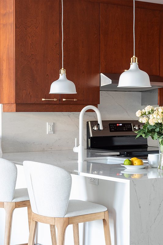 Projet Francs Bourgeois - Cuisine - Ébénisterie Armoires Créabec inc.