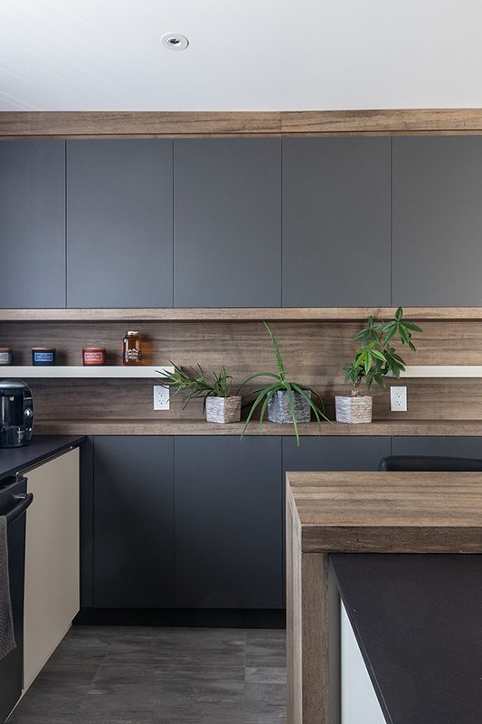 Projet Rosaire - Cuisine - Ébénisterie Armoires Créabec inc.